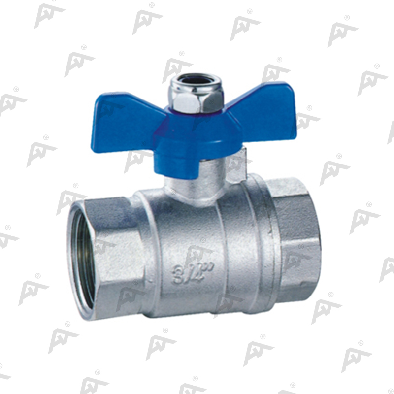 Straight Ball Valve With Aluminum Lever Handle