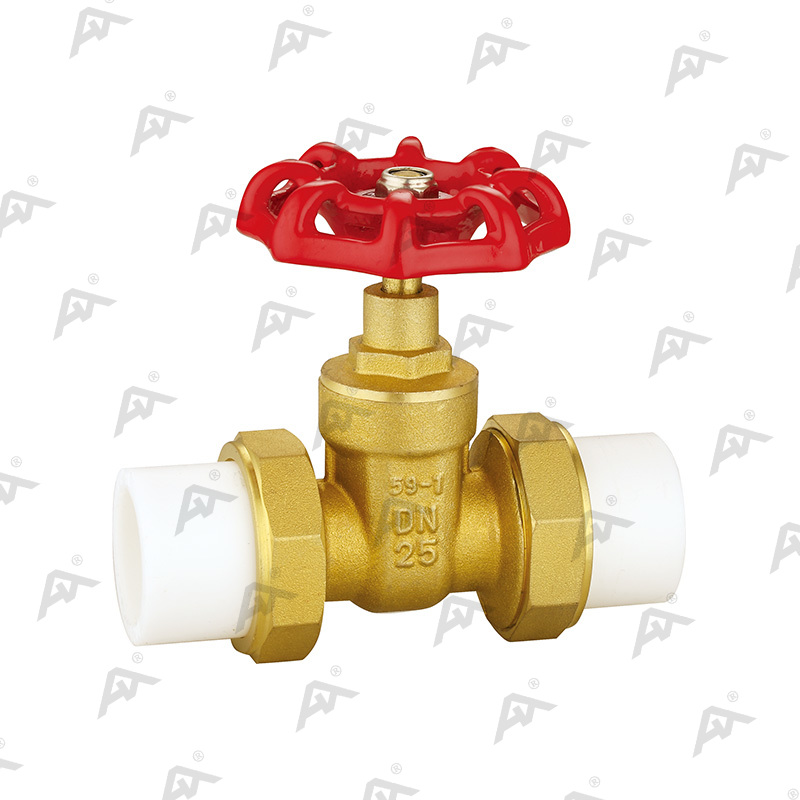 Forged Brass Stop Valve PTFE Stem Packing with PPR